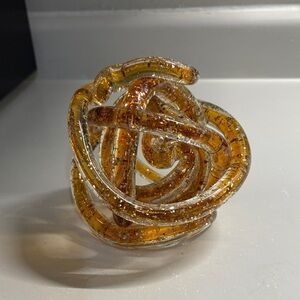 Twisted Art glass knot